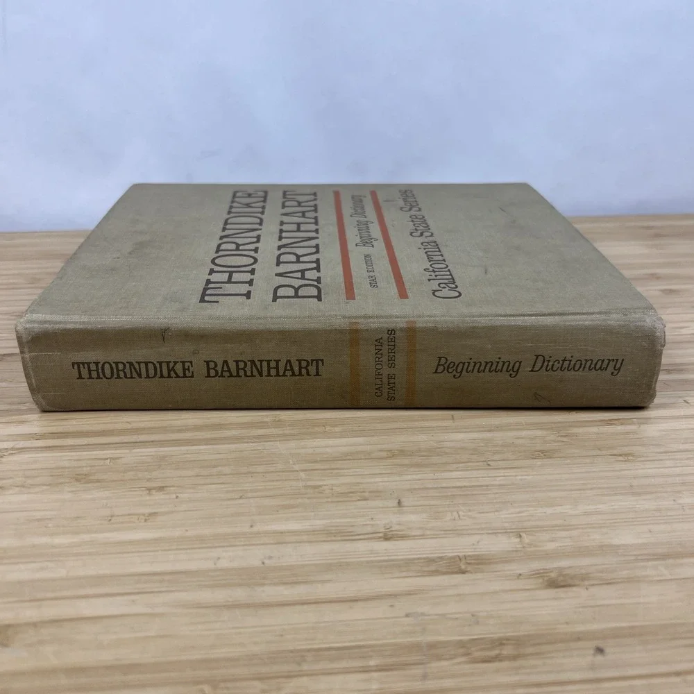 Vintage Book - 1968‎ Thorndike Barnhart Star Edition Beginning Dictionary